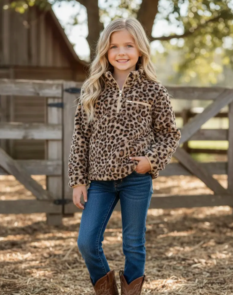 Leopard Printed Pullover Sweater