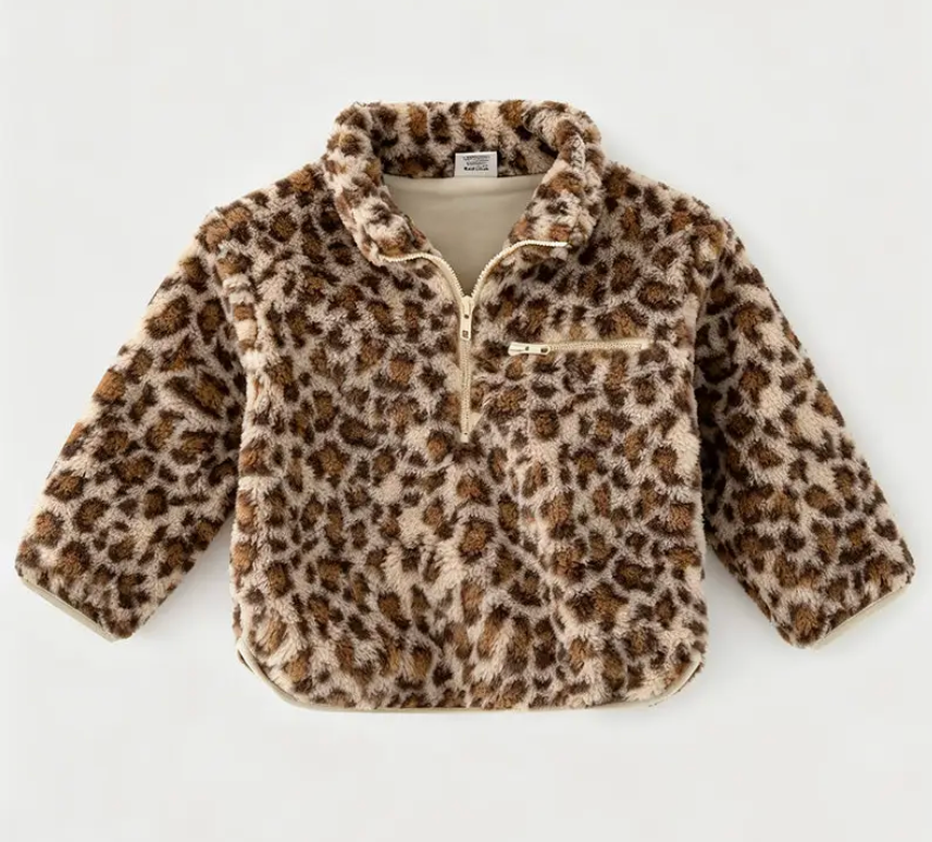 Leopard Printed Pullover Sweater