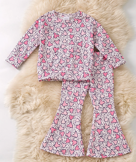 Multi-Printed Girls 2 Piece Set
