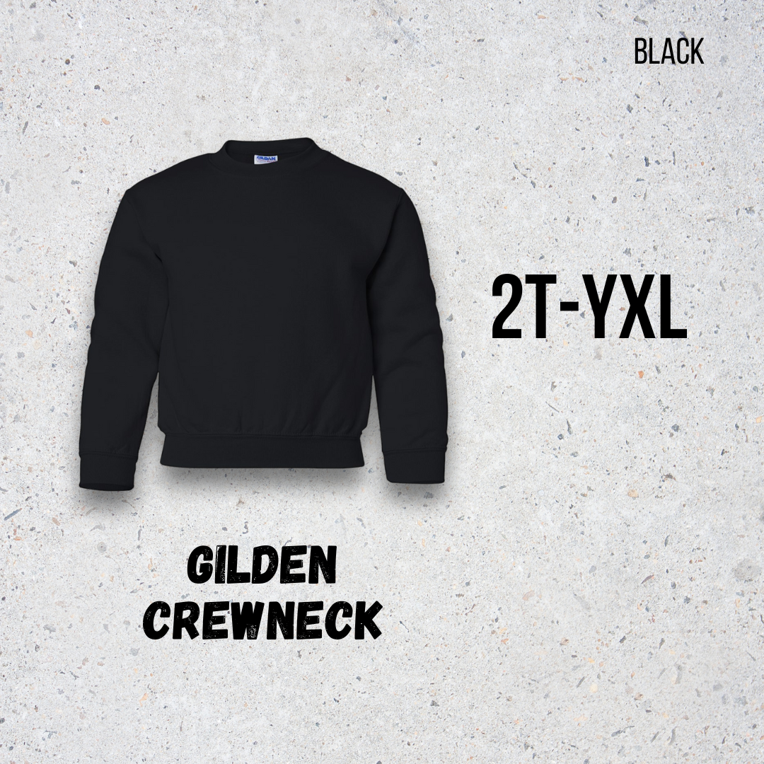 MTO Kids - Black -Crewneck