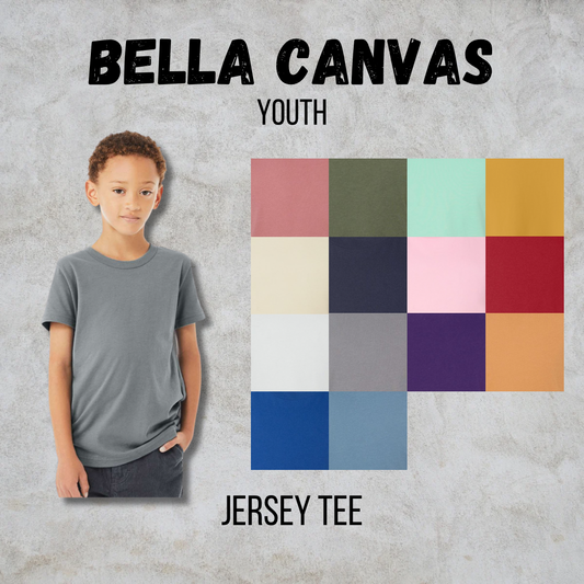 *CHRISTMAS* MTO Youth - Bella Canvas - Jersey Tee