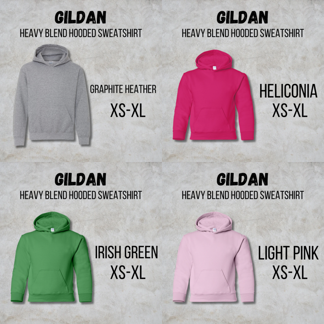 *COLLEGE FOOTBALL* MTO Youth - GILDAN Hooded Sweatshirt