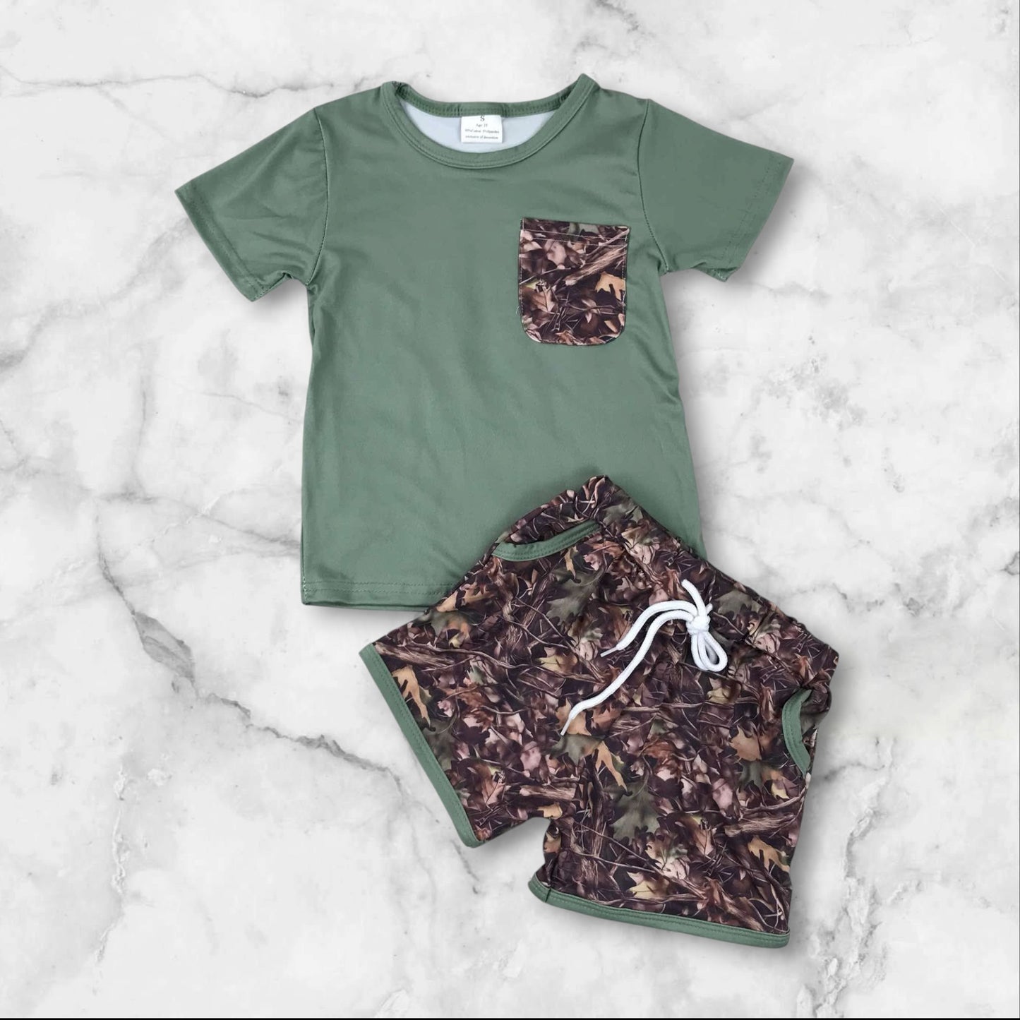 *PRE-ORDER* Hunting Camo Shorts Set